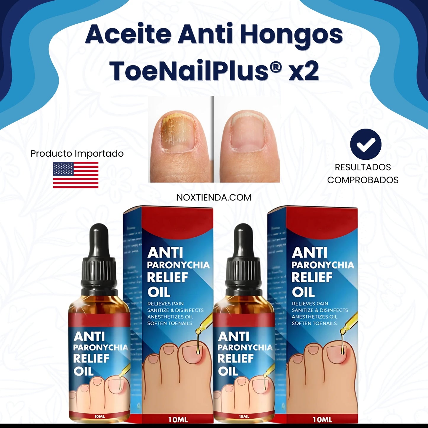 Aceite Anti Hongos ToeNailPlus® x2